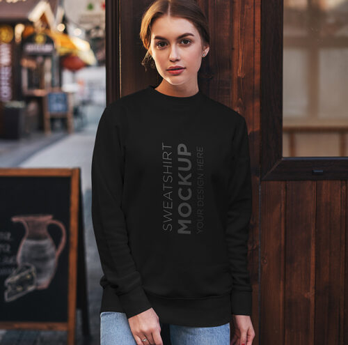 Pantalon + sudadera cuello redondo + camiseta